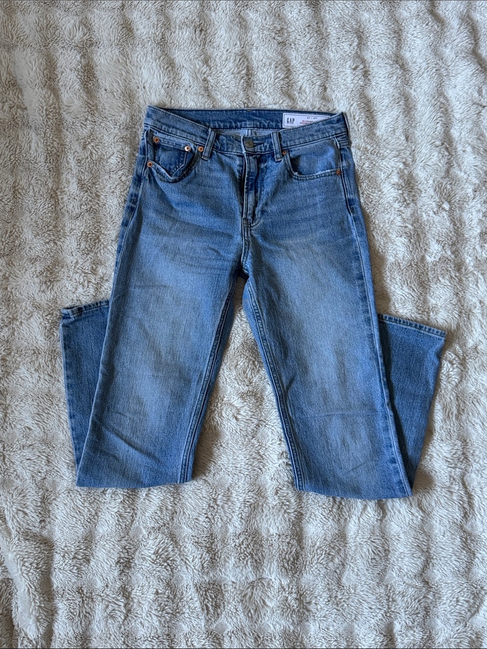 Gap 90s Straight High Rise Jeans Denim
Size 27 / 4RS